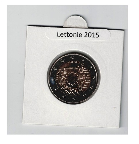 Pièce euros lettonie - pièce,