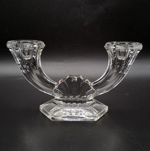 Bougeoir double cristal - bougeoir, en