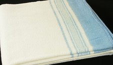 Vintage Genuine Witney Wool & Fiber Blend Blend Blend Blanket Made in England