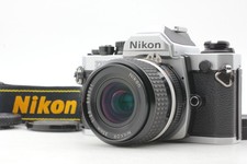 [Near MINT] Nikon New FM2 FM2N Silver Film Camera Ai-s 35mm f2.8 Lens from Japan