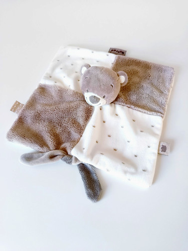 Doudou plat carré max - carré, noa