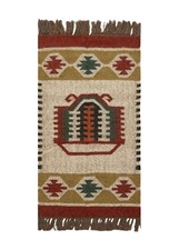 Du Main Tissé Laine Jute