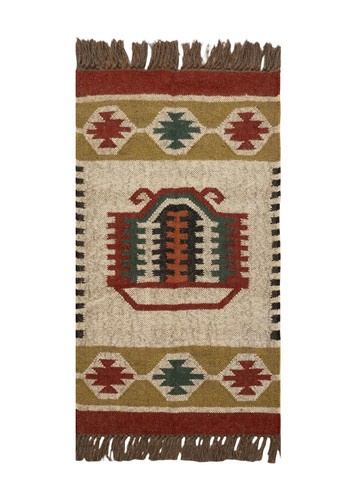 Main tissé laine - du, jute