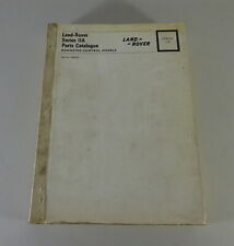 Parts Catalogue / Parts Catalogue Land Rover Series II A Petrol + Diesel from 1/1972