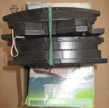Jeu de 4 plaquettes de frein VALEO 598597 - MITSUBISHI L300, Pajero