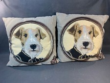 Lot de 2 anciens coussins de