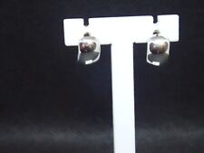 Boucle  d'oreille en Or blanc 750/ème de 0.80g  / Bijoux d'occasion