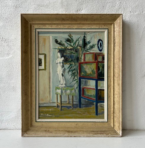 Tableau huile original - huile, signé