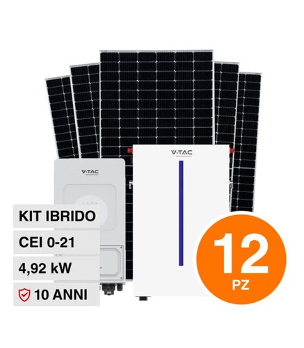 Kit 92kw panneaux - 4.92kw, 12