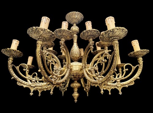 Majestueux lustre lumières - 16,