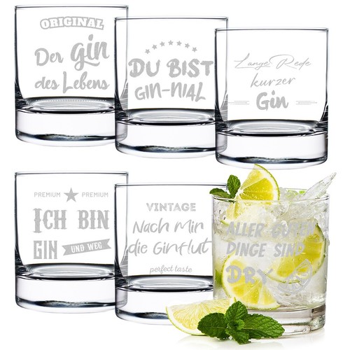 Ginglas 6er set avec maximes - ginglas,