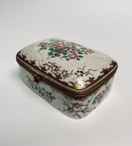 Boîte ancienne porcelaine - boîte, en