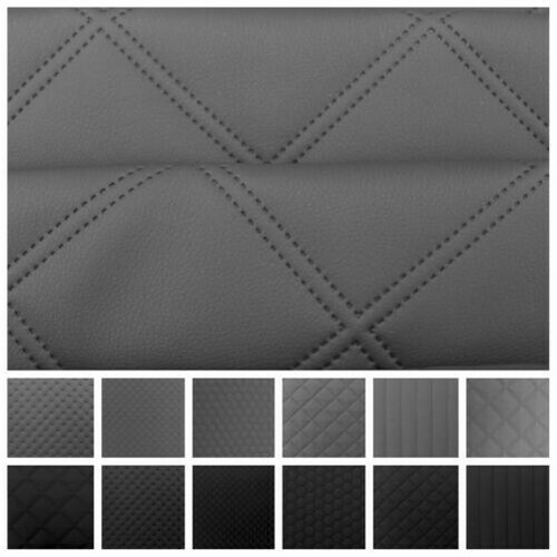 Matelassé simili cuir diamant - cuir,