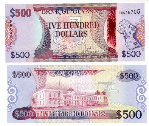 Guyane guyana billet 500 - guyana,