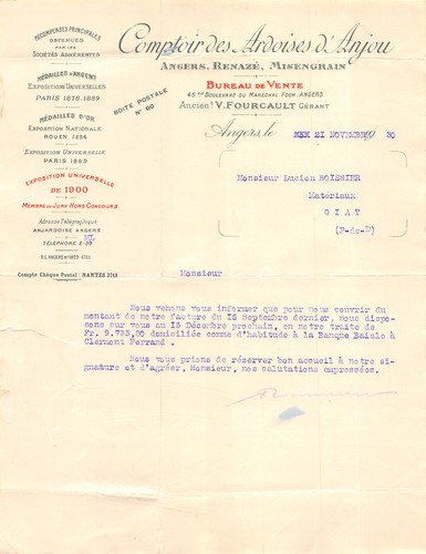 1930 comptoir des ardoises - des, d