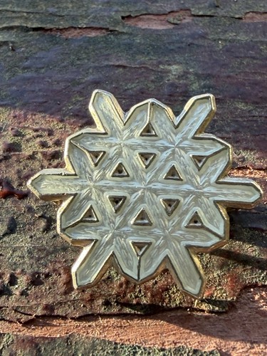 Broche émaillée argent - broche, en