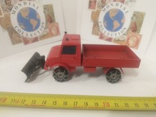 PMPB8-0395 camion sapeurs pompiers SOLIDO MERCEDES UNIMOG 1/50 CHASSE NEIGE