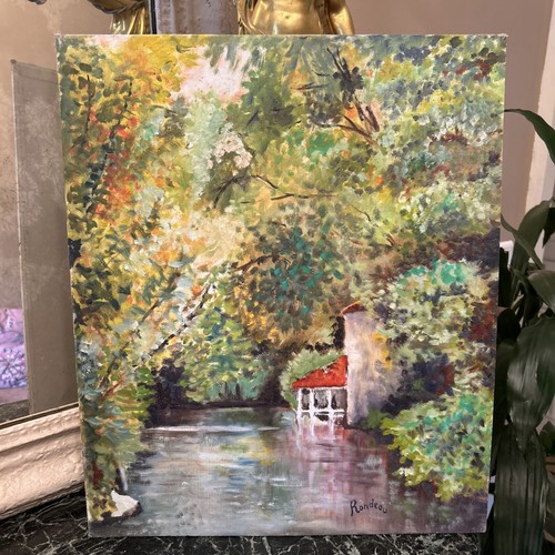 Tableau huile sur - tableau,