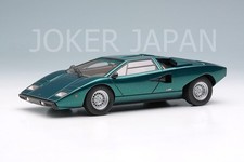 Make Up EIDOLON 1/43 Lamborghini Countach LP400 1974 Green EM387L JDM