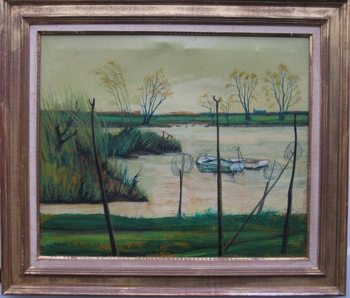 Tableau huile sur - tableau,
