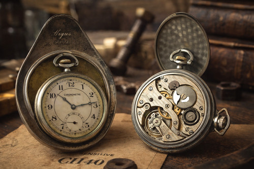 Montre gousset precia ancienne - montre,