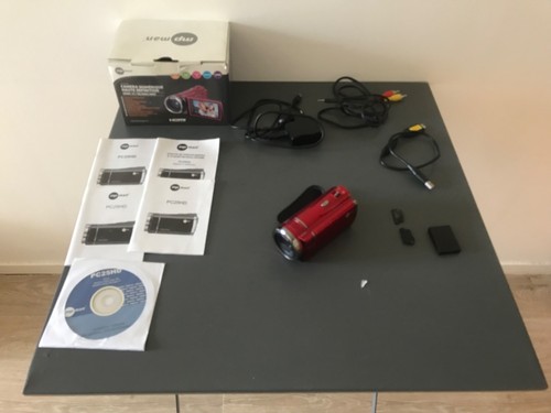Camera numérique rouge mpman