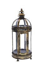 Lanterne en Fer Doré Auburn Style Oriental Chandelier Balcon Jardin
