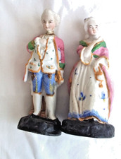 figurines porte plume en porcelaine allemande vintage