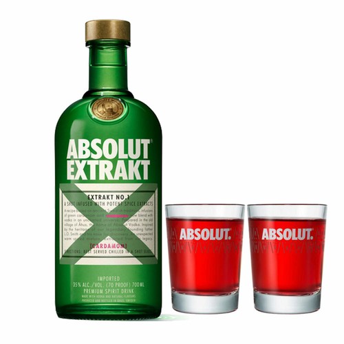 Absolut vodka extract set avec - vodka,