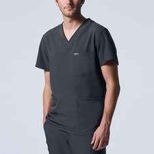 Landau Forward Men's 4-Pocket V-Neck Scrub Top - LT110 FREE SHIPPING!