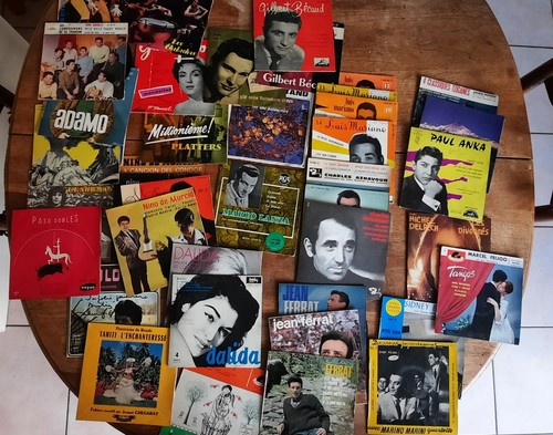 Disques vinyles 45 tours - disques, 33