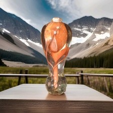 Beau Vase Verre Soufflé JP