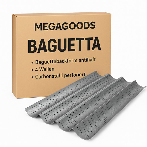 Moule baguette antiadhésif - baguette,