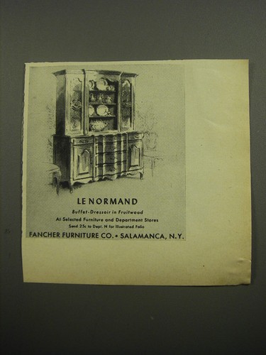 1955 fancher furniture - 1955, le