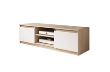 Meuble Bas Dingo Pour TV 120x38x35,5cm Couleur Au Choix 2 Portes