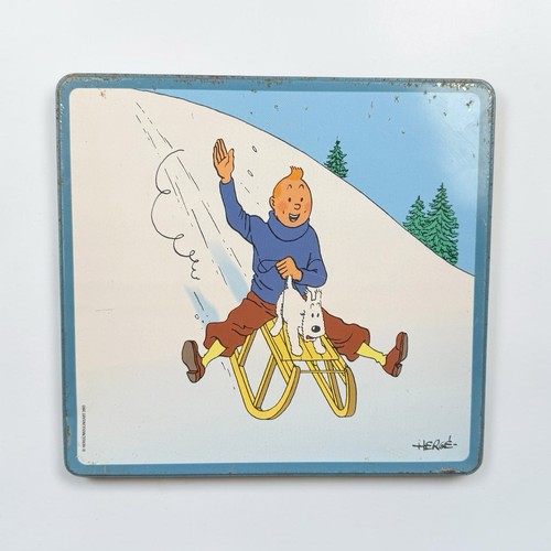 Boîte métal tintin - boîte,