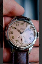 Junk item Mido Multifort années 1940 montre saumon cuivre d'occasion F/S