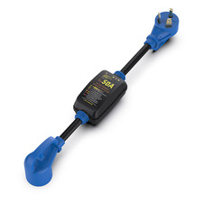 30/50 Amp RV Surge Protector LED Indicator Light for Camper Trailer Mobilhome