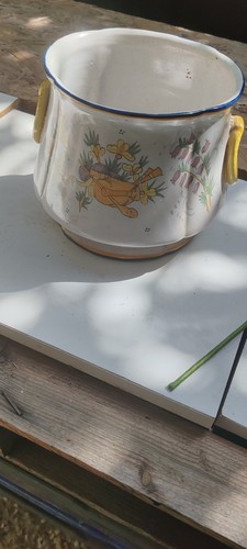 Cache pot vintage quimper - cache-pot,