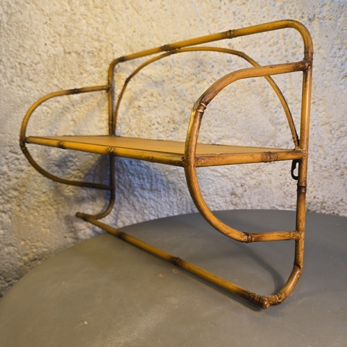 Metal wood wall shelf - metal,