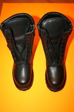 Rangers Brodequins en Cuir Noir Taille 34 Pompier Militaire . Chaussures Neuves.