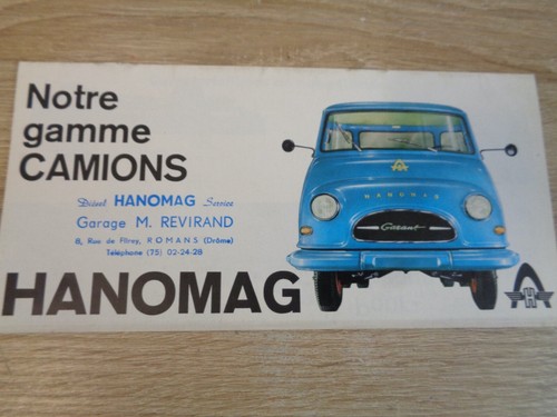 Hanomag catalogue brochure - hanomag,