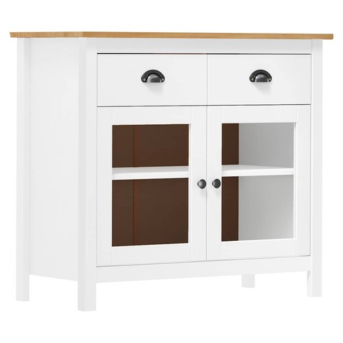 Bois pin solide buffet - pin,