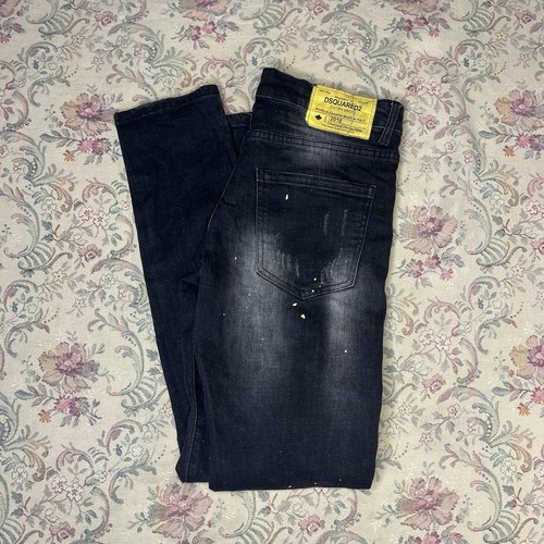 Jean dsquared2 noir déchiré - noir,