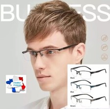 Lunettes de vue homme Myopie -0.50 au -6.00 anti lumière bleue