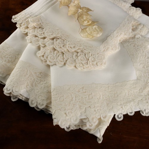 Nappe lin dentelle - et,
