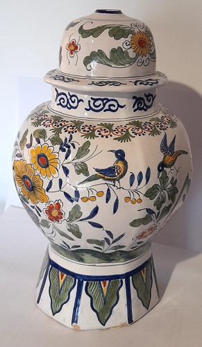 Ancien pot couvert - , vase