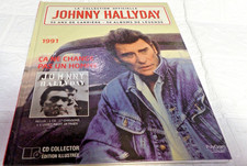 CD + LIVRE JOHNNY HALLYDAY LA COLLECTION OFFICIELLE CA NE CHANGE PAS UN HOMME 91