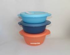 Tupperware CrystalWave PLUS Round Set Containers