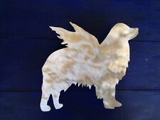 Australian Shepherd Angel, Tree Topper, Holiday Decoration, Aluminum